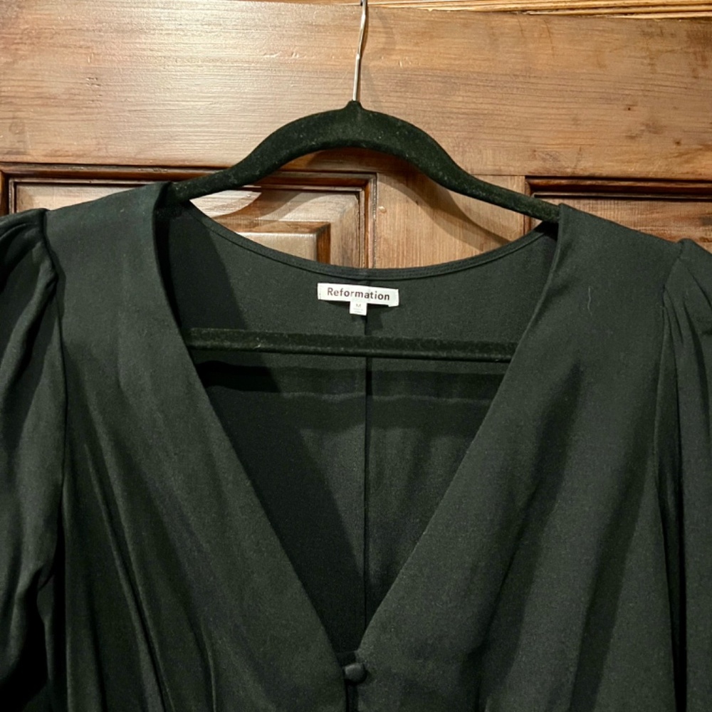 Reformation button down fitted blouse - image 2